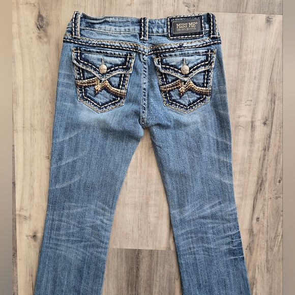 Miss Me Denim Brand Iren Bootcut Jeans Sz 29 - Picture 4 of 12